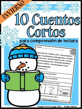 Preview of Spanish Reading Comprehension- WINTER EDITION- Comprensión de Lectura en Español