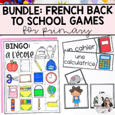 French Back to School Games and Activities Bundle | Ensemb
