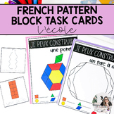 French Back to School Pattern Block Task Cards | French Ma