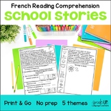 French Back to School Reading Comprehension Activities – l