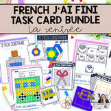 French Back to School Task Card Bundle for Early Finishers