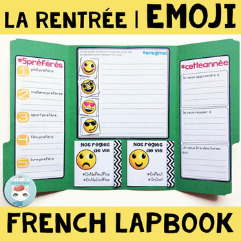Preview of French Back to school Activities | French Lapbook: pour la rentrée scolaire