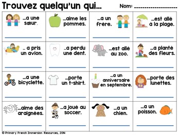 French - Back to school activities by Primary French Immersion | TpT