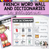 French Baking Vocabulary | French Word Wall Cards | la pâtisserie