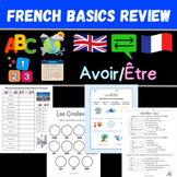French Basics Review Unit - Mots, Couleurs, Météo, Nombres