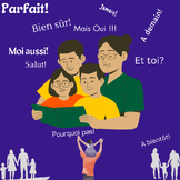 French Language I. Beginner. Gr.2-6. 61 videos. 46 PDF doc