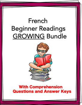 Preview of French Beginner Readings MEGA Bundle: 56+ Lectures @50% off + GROWING!