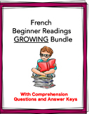 French Beginner Readings MEGA Bundle: 56+ Lectures @50% of