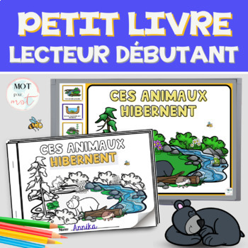 Preview of French Beginning Emergent Readers Book | Livre lecteurs débutants Animaux 