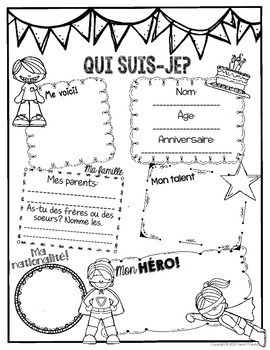 French Beginning of the Year Booklet  Activités pour la rentrée scolaire