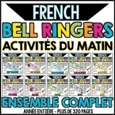 French Bell Ringers, French Morning Work- Activités/Travai
