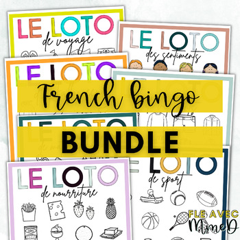 Preview of French Bingo Bundle - French Games for Core French