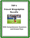 French Biography Bundle: Top 4 Biographies en Français @30% off!