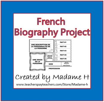 biography meaning in french