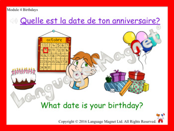 Preview of French Birthdays