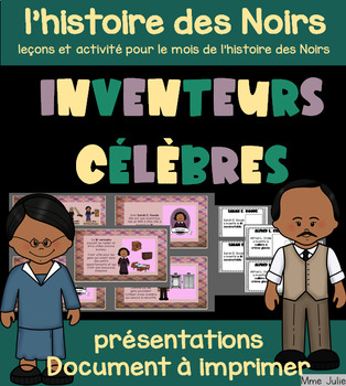 Preview of French Black History Month Inventors