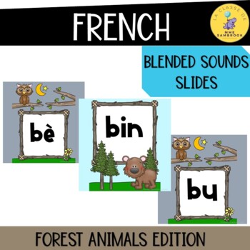 Preview of French Blended Sounds Slide Show I Les Sons Composés