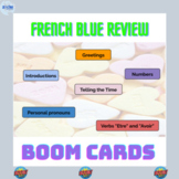 French Bleu Review for grade 8 . Unit1