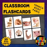 French Body Parts Flashcards Les parties du corps Flashcards