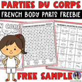 French Body Parts Unit FREEBIE | Les Parties du Corps Gratuit