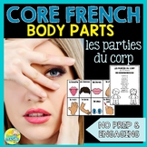 French Body Parts Unit, Posters & Project - Middle Years F
