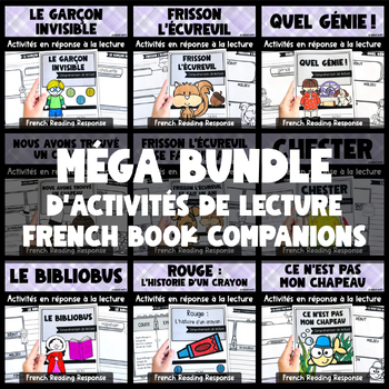 Preview of French Book Companion Read-Aloud Literacy Activities for Stories : MÉGA BUNDLE