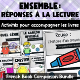 French Book Companion Activities Reading Compréhension de 