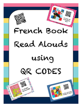Preview of French Books Read Aloud - QR Codes