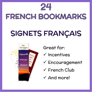 Preview of French Bookmarks - Signets français