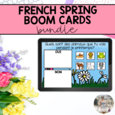 French Boom Cards Bundle | French Spring Digital Task Card