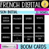 French Boom Cards I La Lettre Initiale/son initial I BUNDLE