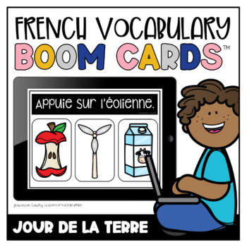 Preview of French Boom Cards™ | Le vocabulaire du jour de la Terre