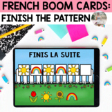 French Boom Cards: Math - Finish the pattern