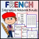 French Bundle Interactive Notebook Scaffolded Notes + Goog