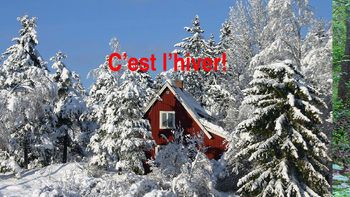 Preview of French: Reading: "C'est l'hiver!" lecture, PRIMARY