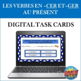 French -CER and -GER verbs BOOM CARDS  (Premier Groupe ave