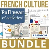 French CULTURE Bundle! Full Year of Fun Activities for the