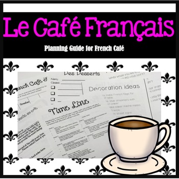 Preview of French Café Planner