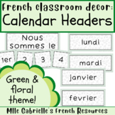 French Calendar Headers - Date Tags