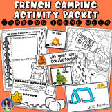 French Camping Activity Packet | Les activités du camping 