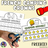 French Camping Crown FREEBIE | Couronne de Camping