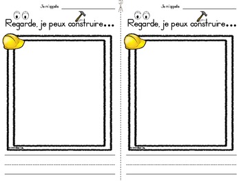 French: Can you build it? Block Center Idea by Mlle Cody | TpT
