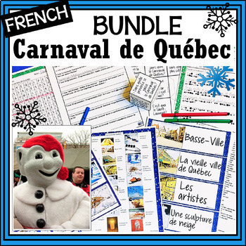 Preview of French Canada Carnaval de Québec/Winter Carnival BUNDLE-la Francophonie