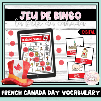 Preview of French Canada Day Digital BINGO | Le Canada
