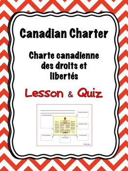 Preview of Canadian Charter of Rights and Freedoms - Lesson and Quiz *FRENCH*