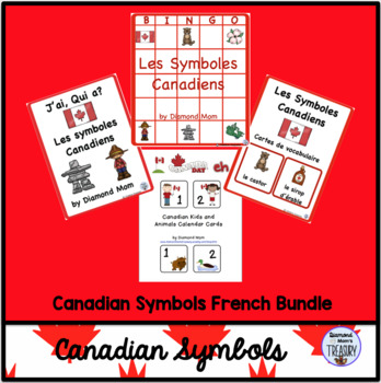 Preview of French Canadian Symbols-Les Symboles Canadiens Bundle