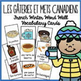French Canadian Winter Treats | Classroom Vocabulary Cards