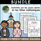 BUNDLE: French Catholic Activities (Grade 1-3)
