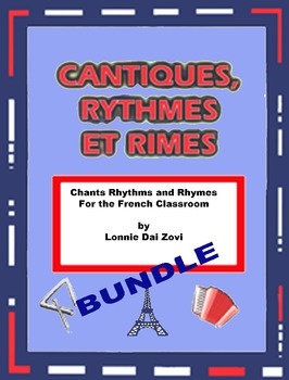 Preview of French Chants, Rhythms and Rhymes for the Classroom BUNDLE