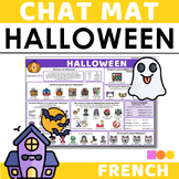 French Chat Mat - Halloween Chat Mat for Guided Output in French